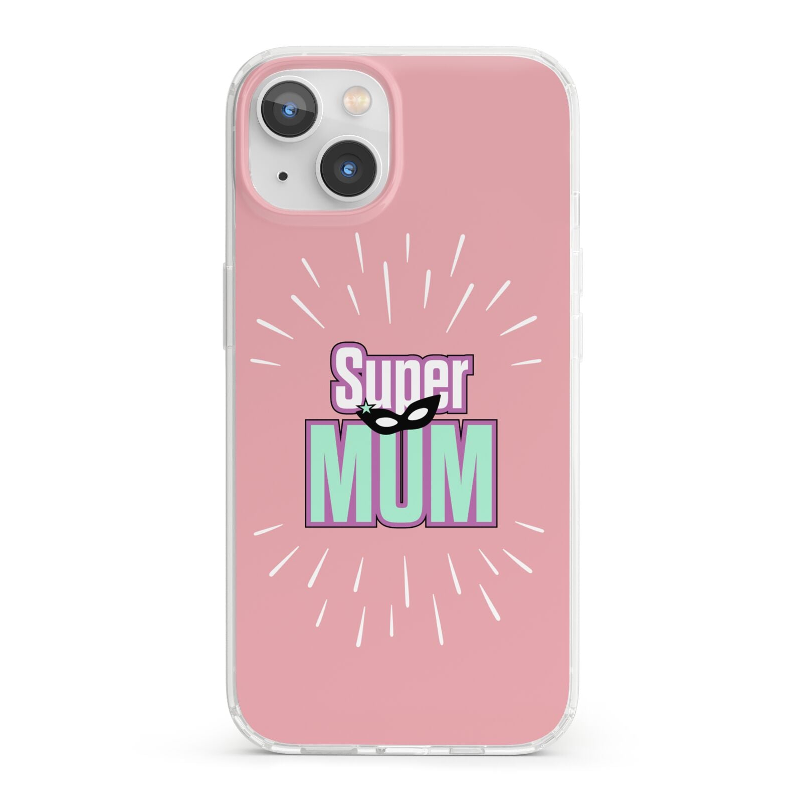 Super Mum Mothers Day iPhone 13 Clear Bumper Case