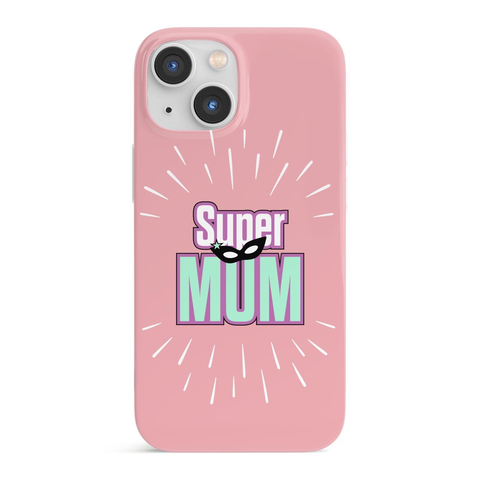 Super Mum Mothers Day iPhone 13 Mini Full Wrap 3D Snap Case