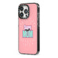 Super Mum Mothers Day iPhone 13 Pro Black Impact Case Side Angle on Silver phone