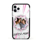 Super Mum Photo Apple iPhone 11 Pro in Silver with Black Impact Case