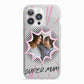 Super Mum Photo iPhone 13 Pro TPU Impact Case with White Edges