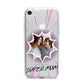 Super Mum Photo iPhone 7 Bumper Case on Silver iPhone