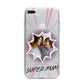 Super Mum Photo iPhone 7 Plus Bumper Case on Silver iPhone