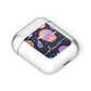 Super Sweet Galactic Custom Name AirPods Case Laid Flat