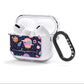 Super Sweet Galactic Custom Name AirPods Clear Case 3rd Gen Side Image