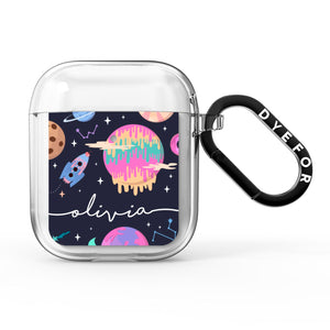 Super Sweet Galactic Custom Name AirPods Case