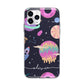 Super Sweet Galactic Custom Name Apple iPhone 11 Pro Max in Silver with Bumper Case
