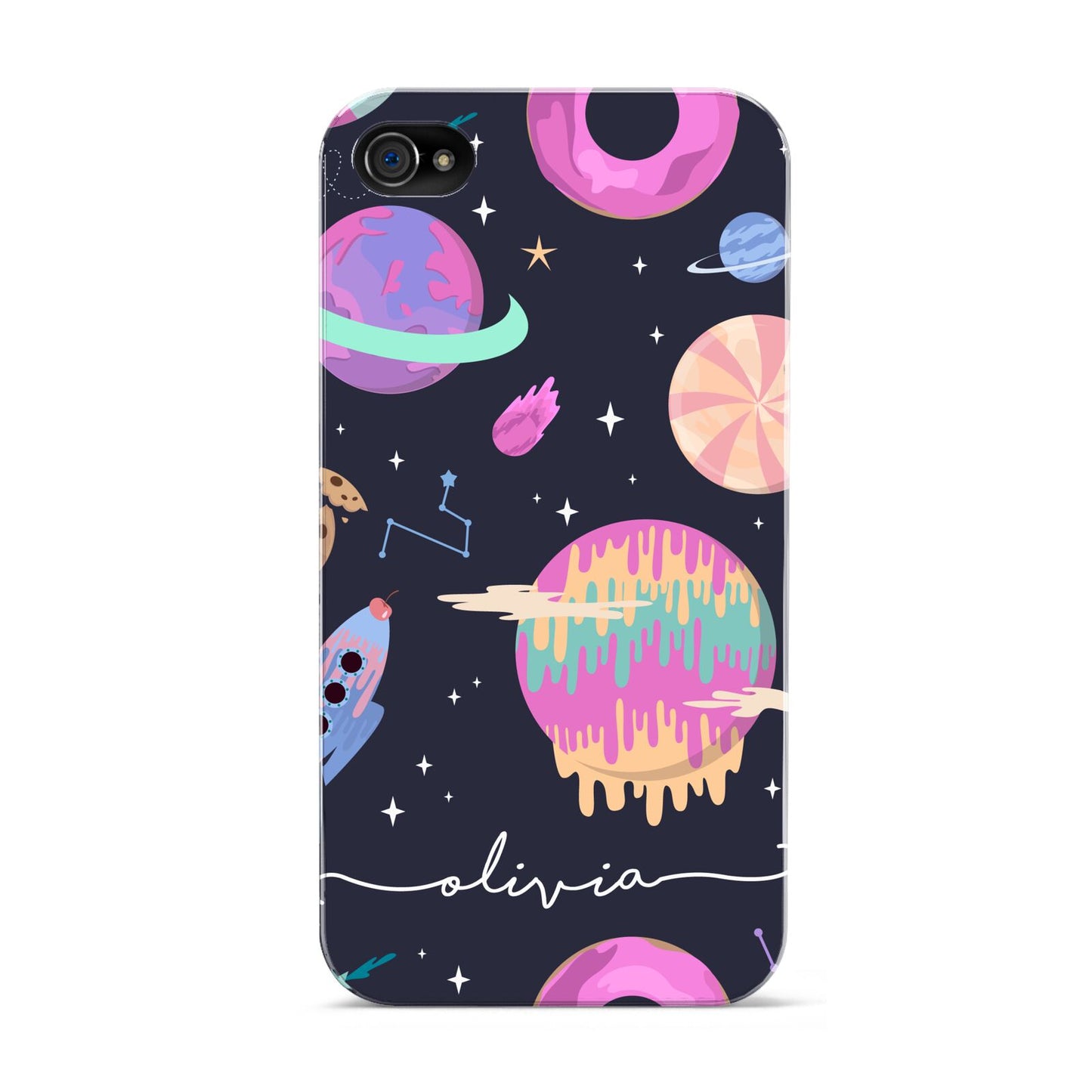 Super Sweet Galactic Custom Name Apple iPhone 4s Case