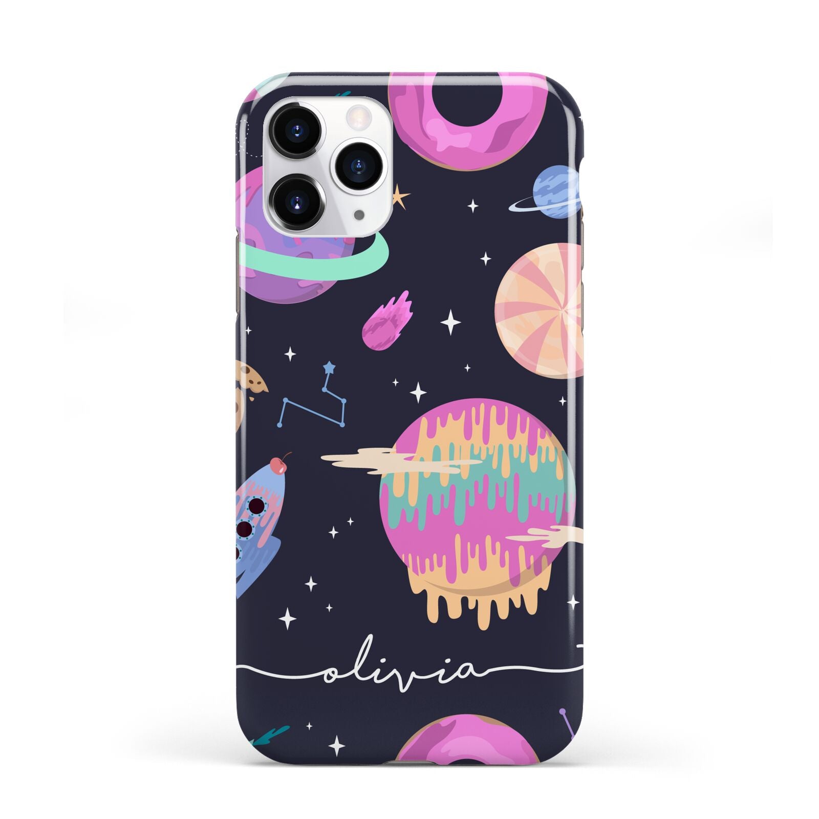 Super Sweet Galactic Custom Name iPhone 11 Pro 3D Tough Case