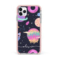 Super Sweet Galactic Custom Name iPhone 11 Pro Max Impact Pink Edge Case