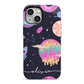 Super Sweet Galactic Custom Name iPhone 13 Mini Full Wrap 3D Tough Case