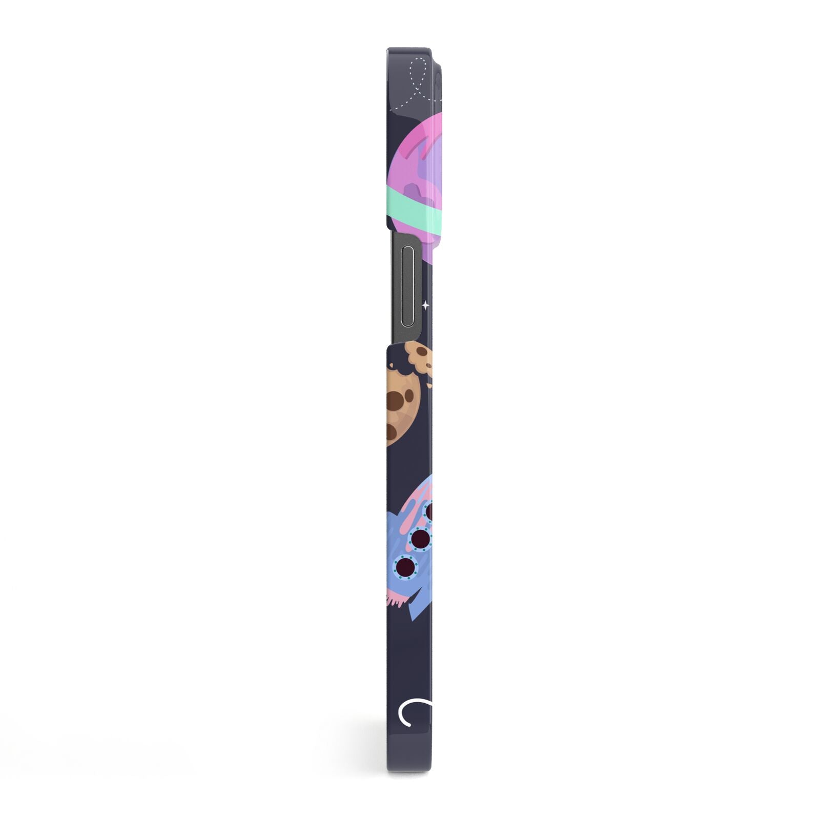 Super Sweet Galactic Custom Name iPhone 13 Pro Max Side Image 3D Snap Case