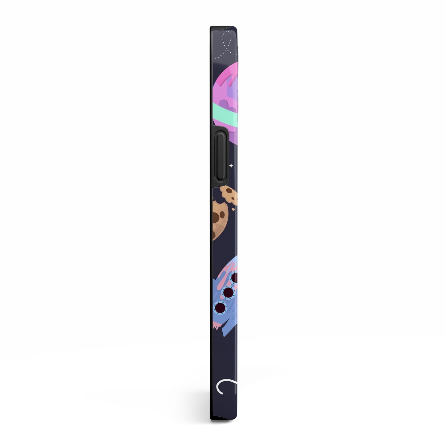 Super Sweet Galactic Custom Name iPhone 13 Pro Max Side Image 3D Tough Case