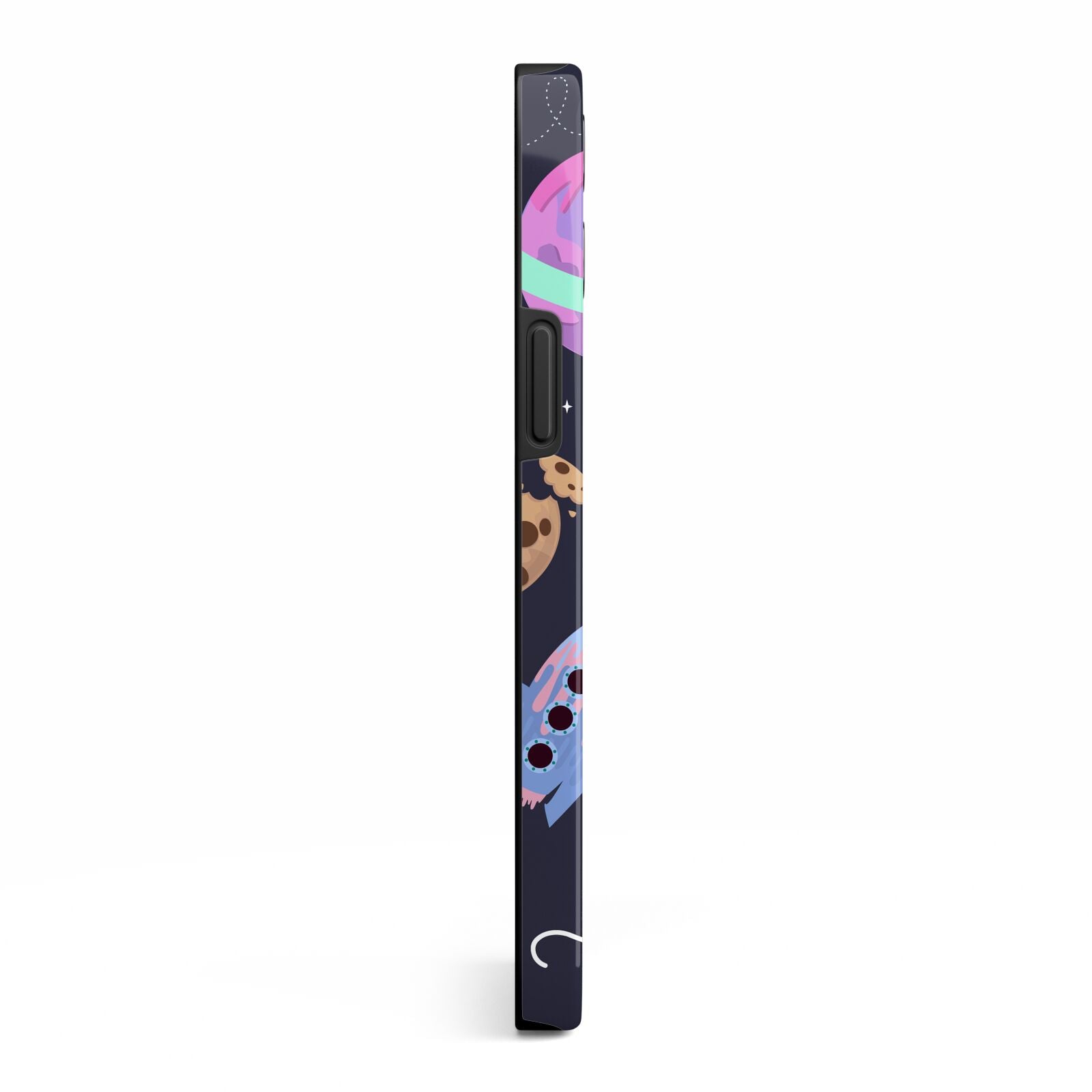 Super Sweet Galactic Custom Name iPhone 13 Pro Max Side Image 3D Tough Case
