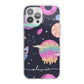 Super Sweet Galactic Custom Name iPhone 13 Pro Max TPU Impact Case with White Edges