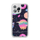 Super Sweet Galactic Custom Name iPhone 14 Pro Max Glitter Tough Case Silver