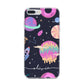 Super Sweet Galactic Custom Name iPhone 7 Plus Bumper Case on Silver iPhone