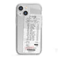 Supermarket Receipt iPhone 13 Mini TPU Impact Case with White Edges