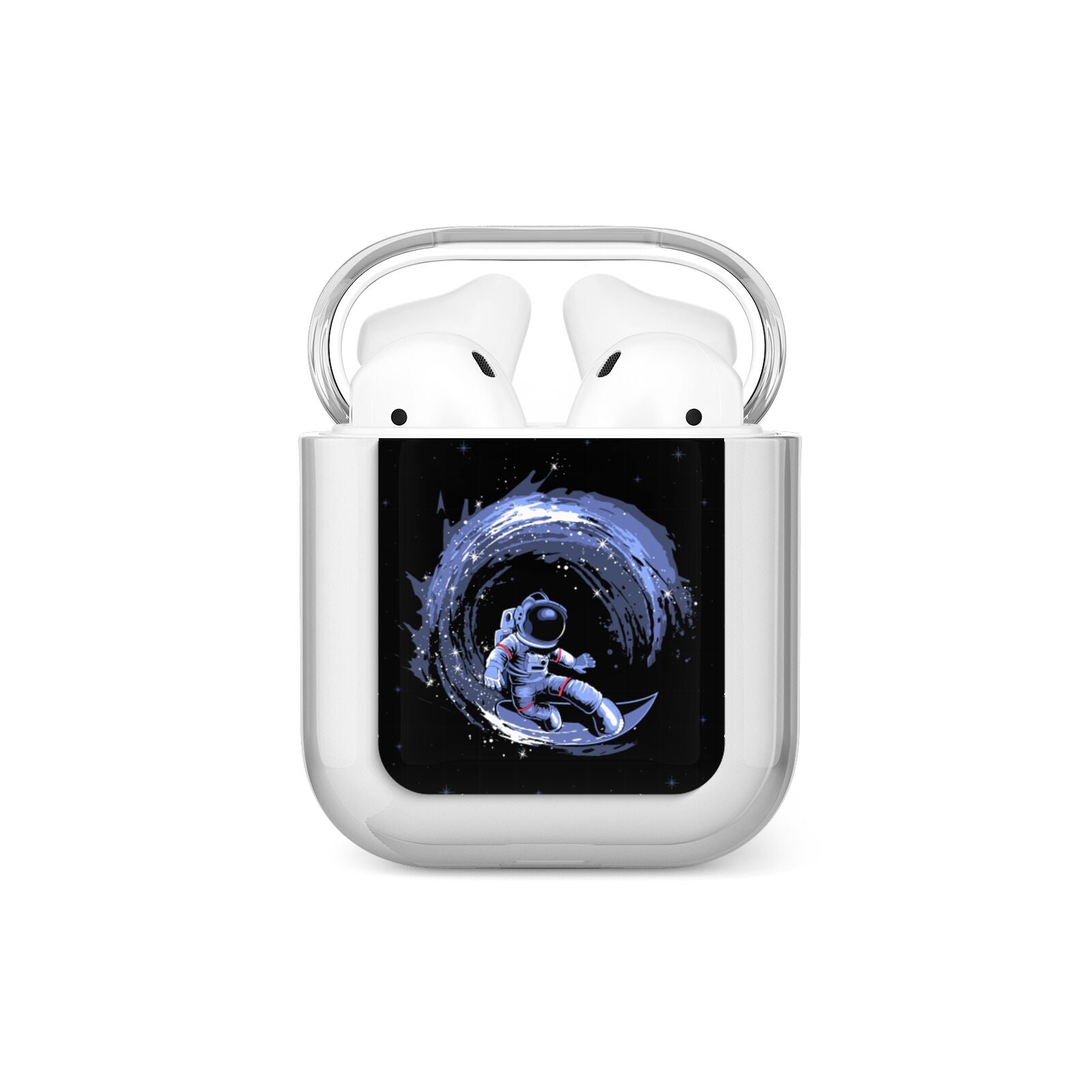 Surfing Astronaut AirPods Case