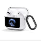 Surfing Astronaut AirPods Clear Case 3rd Gen Side Image