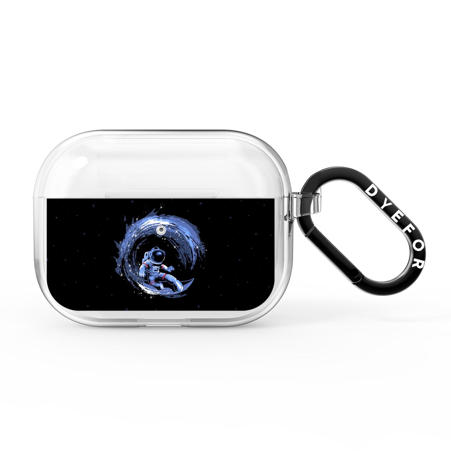 Surfing Astronaut AirPods Pro Clear Case