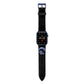Surfing Astronaut Apple Watch Strap with Blue Hardware