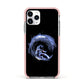 Surfing Astronaut Apple iPhone 11 Pro in Silver with Pink Impact Case