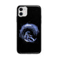 Surfing Astronaut Apple iPhone 11 in White with Bumper Case
