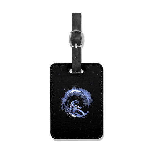 Surfing Astronaut Luggage Tag