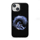Surfing Astronaut iPhone 13 Mini Clear Bumper Case