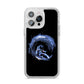 Surfing Astronaut iPhone 14 Pro Max Glitter Tough Case Silver