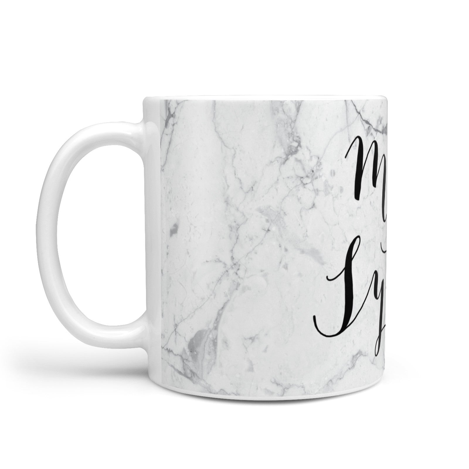 Surname Personalised Marble 10oz Mug Alternative Image 1