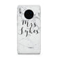 Surname Personalised Marble Huawei Mate 30