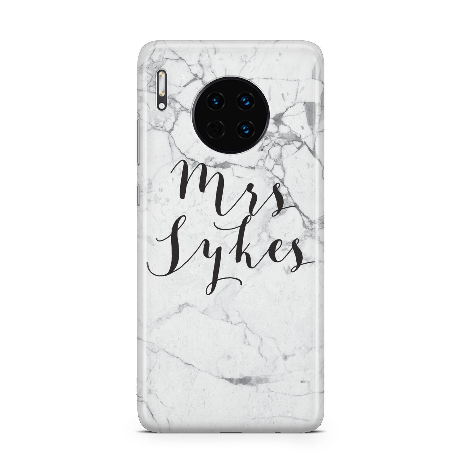 Surname Personalised Marble Huawei Mate 30