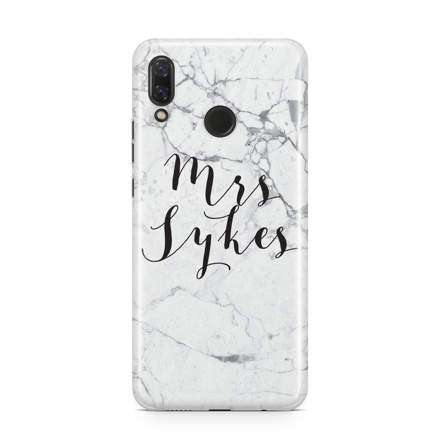 Surname Personalised Marble Huawei Nova 3 Phone Case