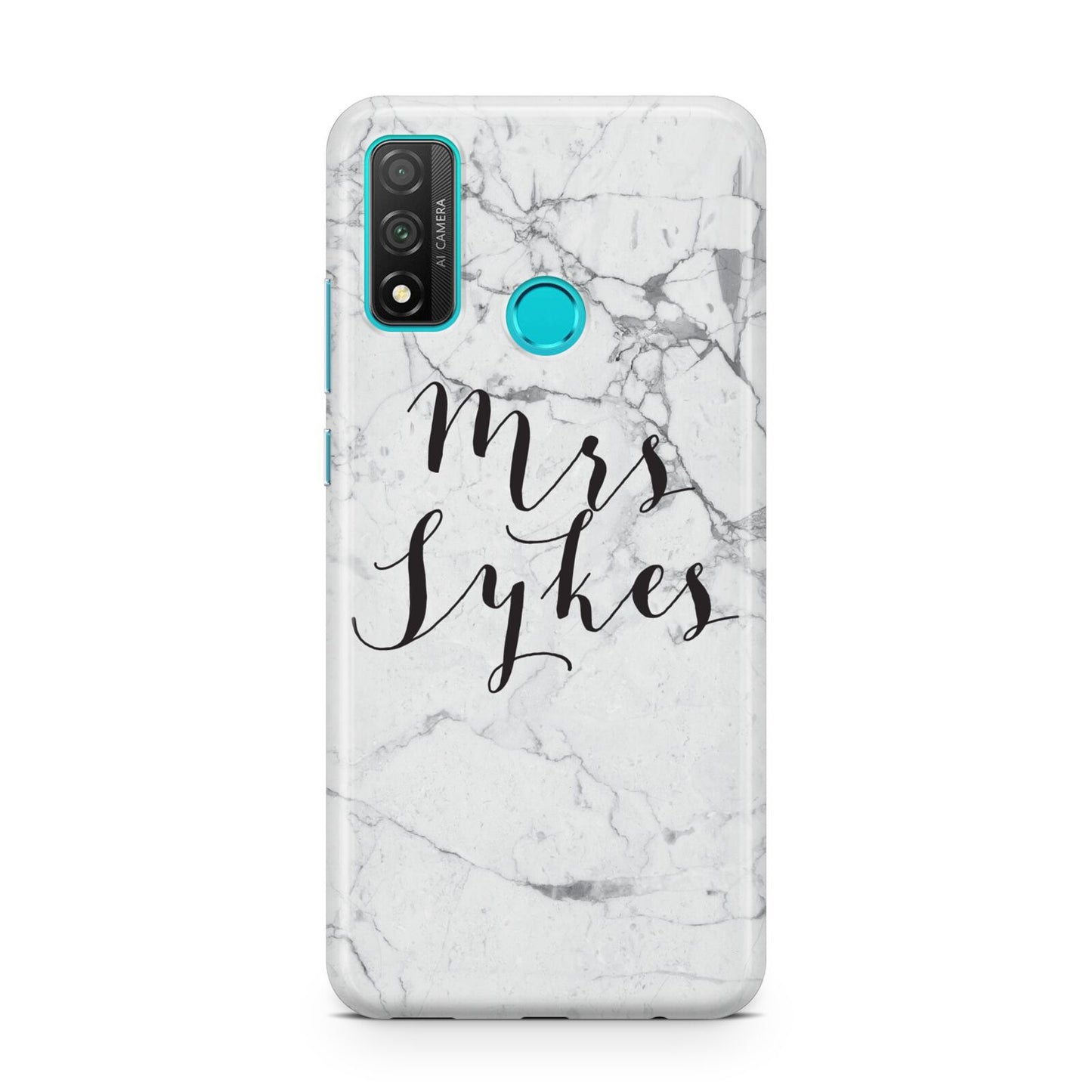 Surname Personalised Marble Huawei P Smart 2020