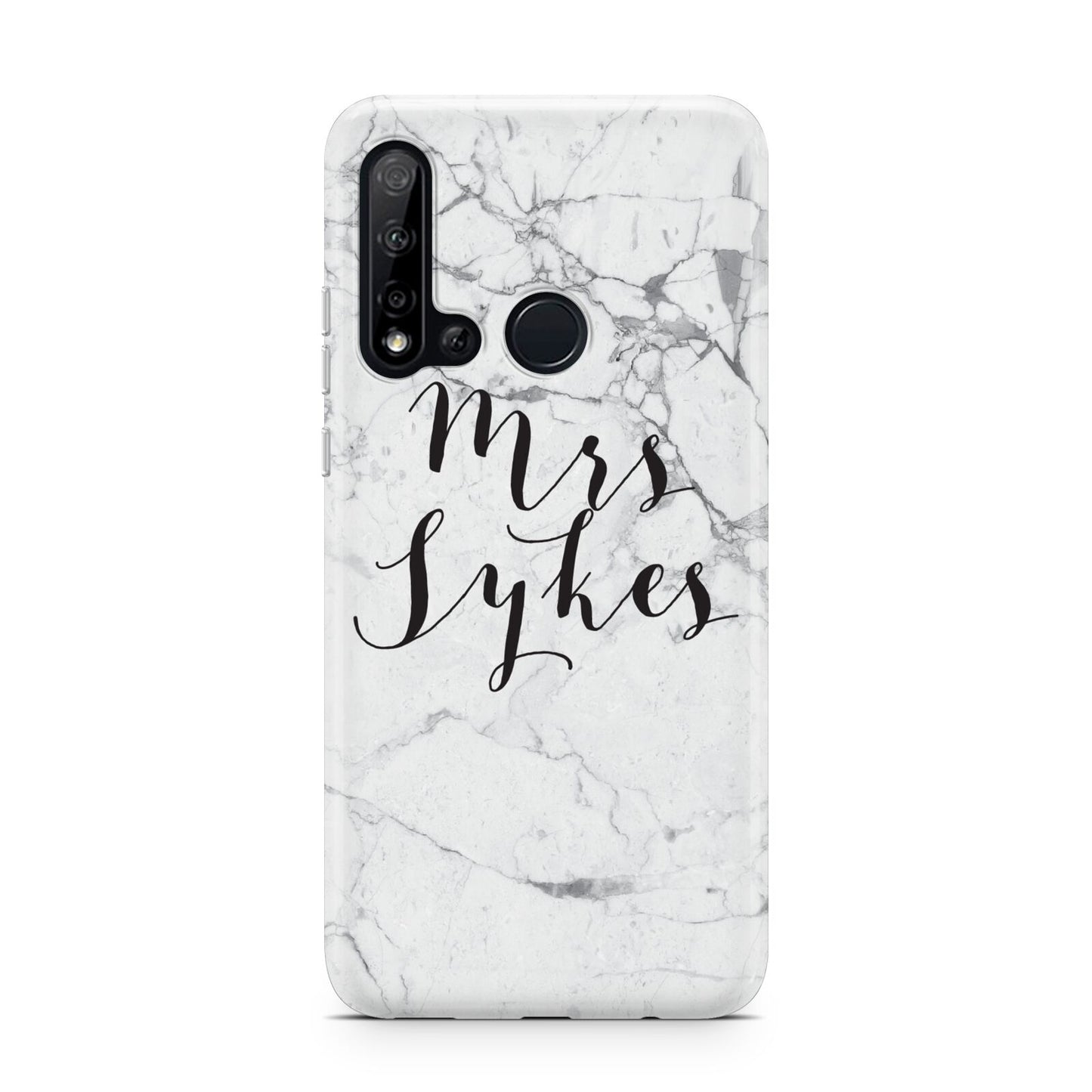 Surname Personalised Marble Huawei P20 Lite 5G Phone Case