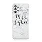 Surname Personalised Marble Samsung A32 5G Case