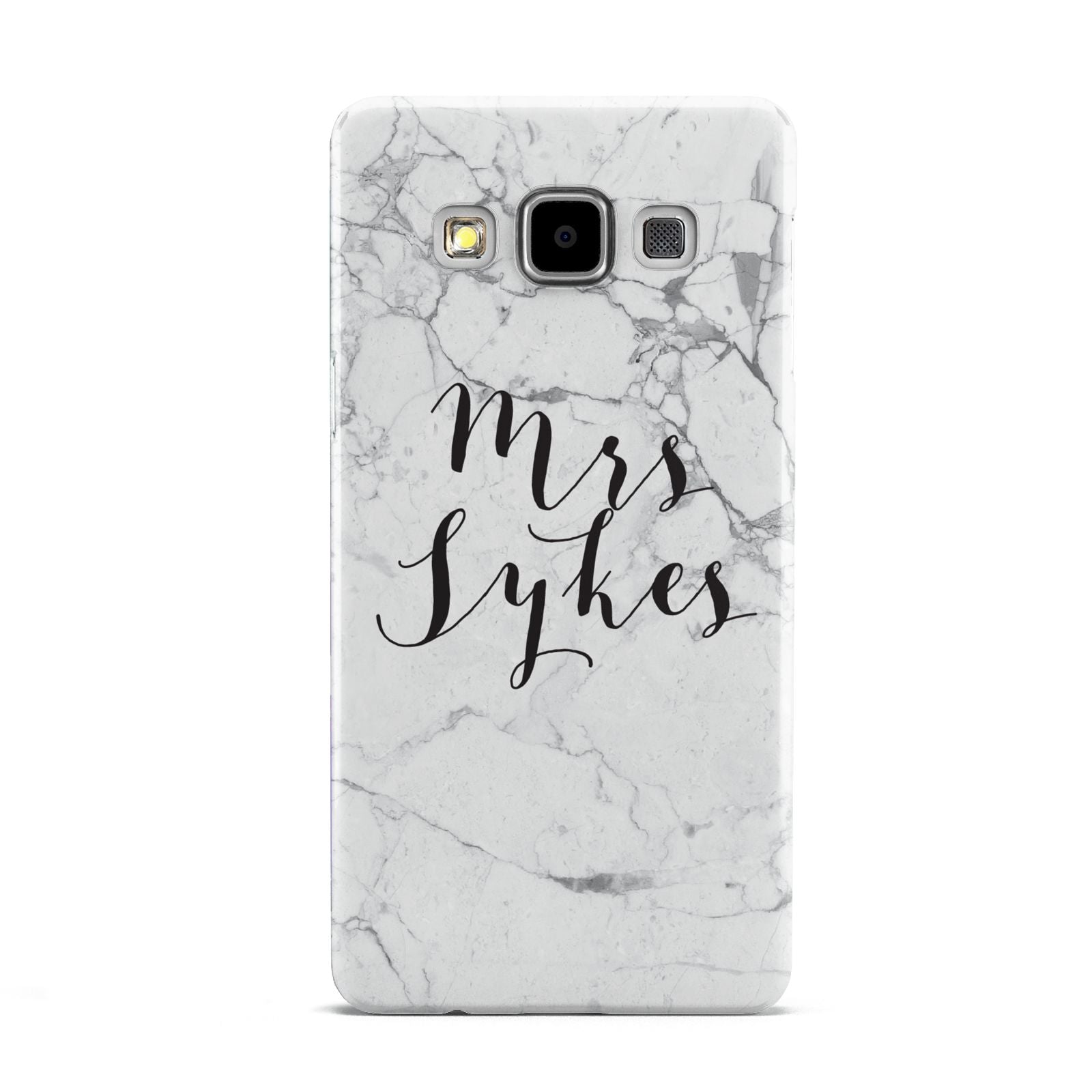 Surname Personalised Marble Samsung Galaxy A5 Case