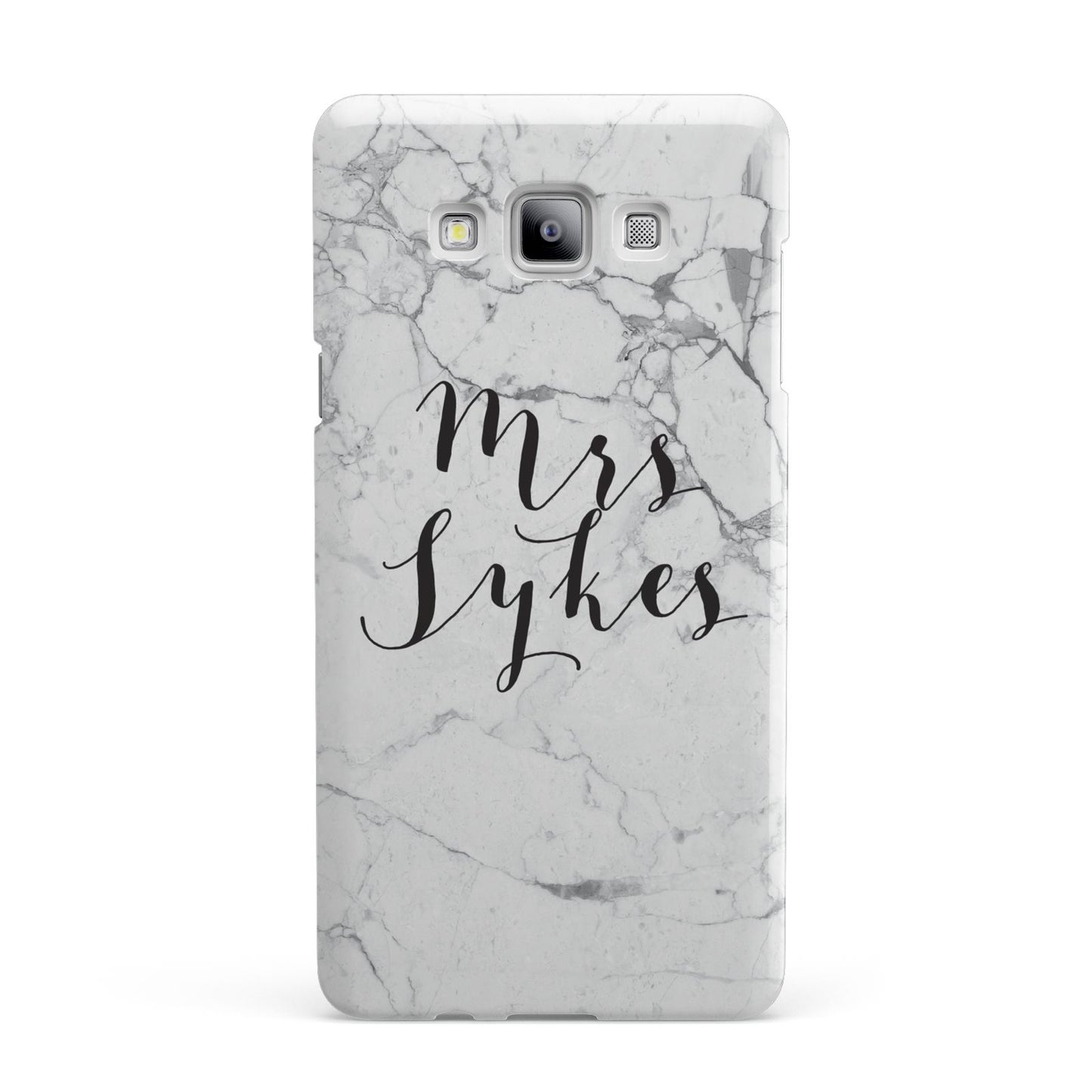Surname Personalised Marble Samsung Galaxy A7 2015 Case