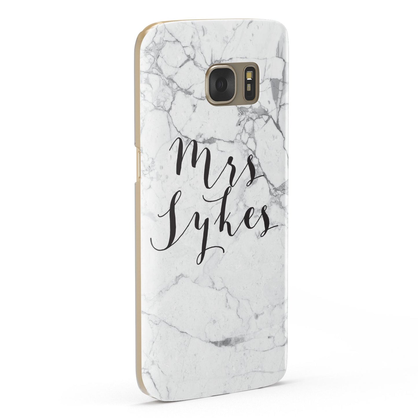 Surname Personalised Marble Samsung Galaxy Case Fourty Five Degrees