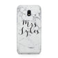 Surname Personalised Marble Samsung Galaxy J3 2017 Case