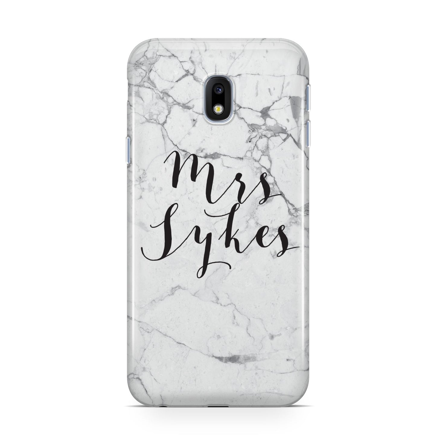 Surname Personalised Marble Samsung Galaxy J3 2017 Case