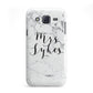 Surname Personalised Marble Samsung Galaxy J5 Case
