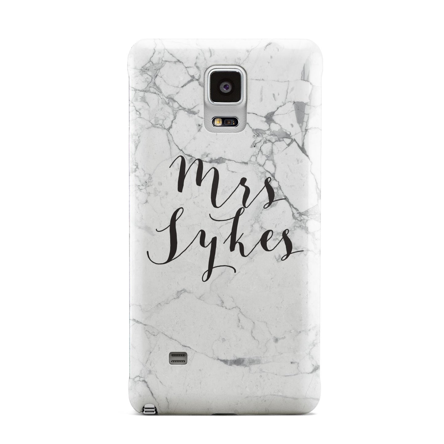 Surname Personalised Marble Samsung Galaxy Note 4 Case