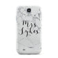 Surname Personalised Marble Samsung Galaxy S4 Case