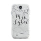 Surname Personalised Marble Samsung Galaxy S4 Case