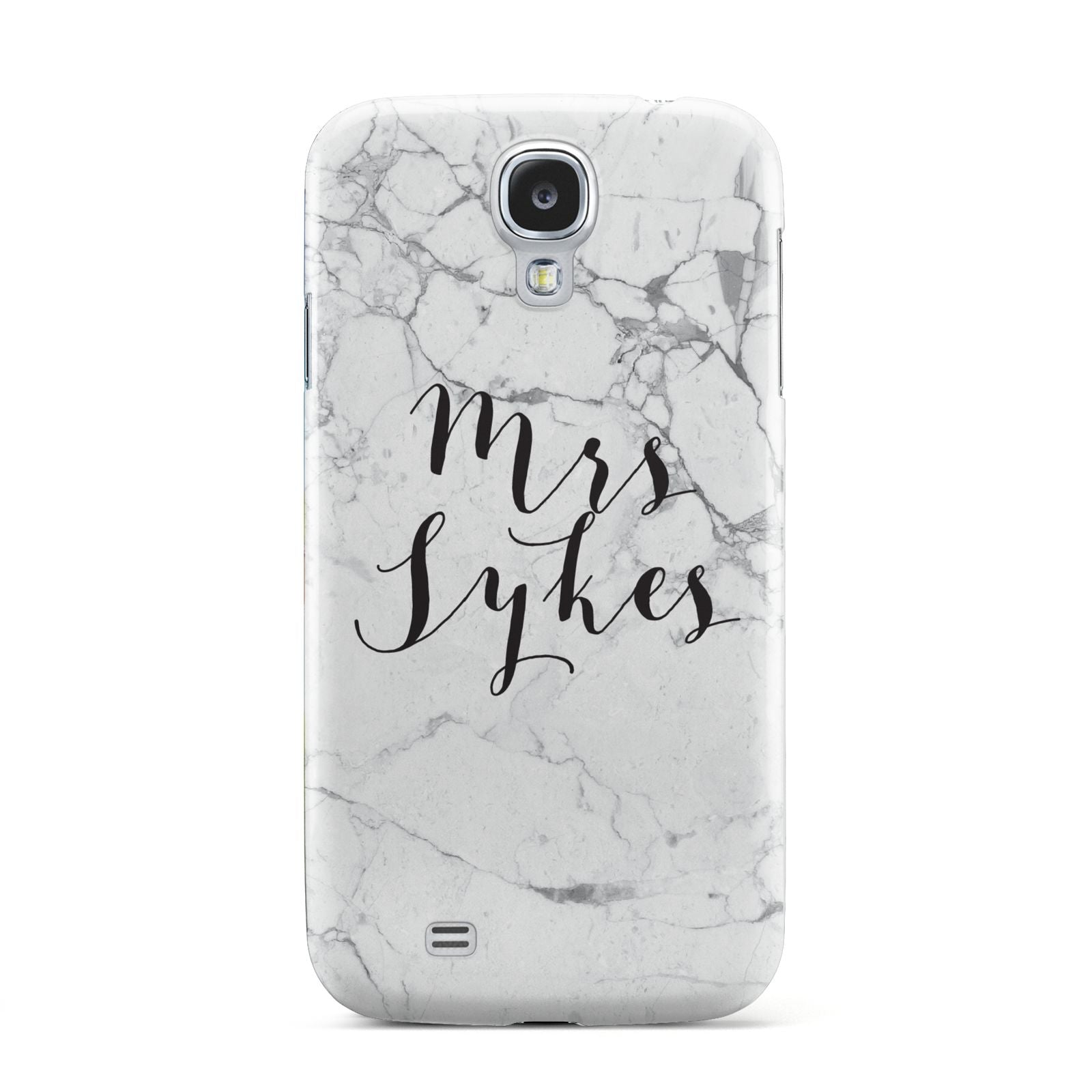 Surname Personalised Marble Samsung Galaxy S4 Case