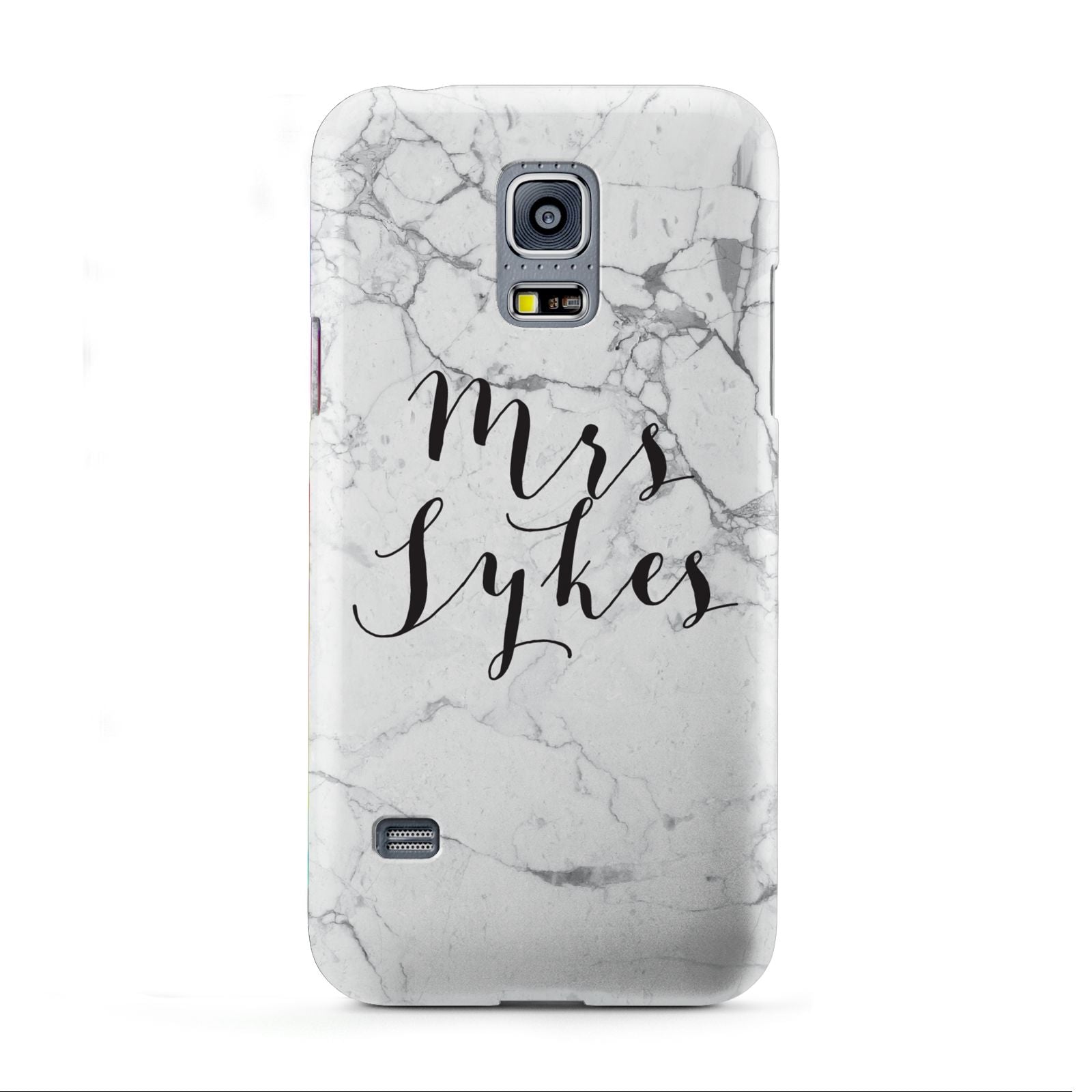 Surname Personalised Marble Samsung Galaxy S5 Mini Case