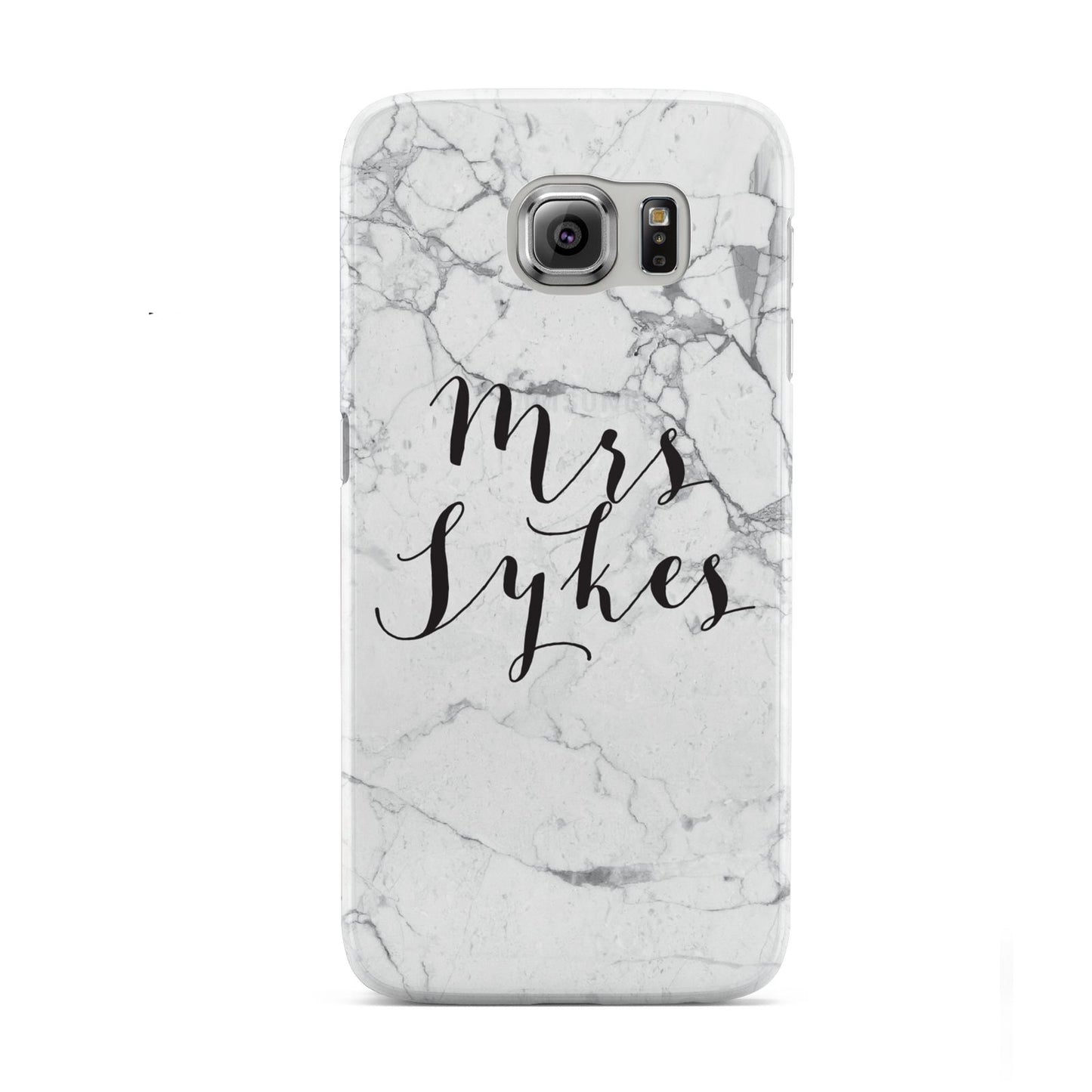 Surname Personalised Marble Samsung Galaxy S6 Case